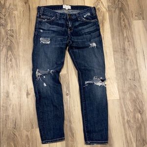Current/Elliott ripped jeans